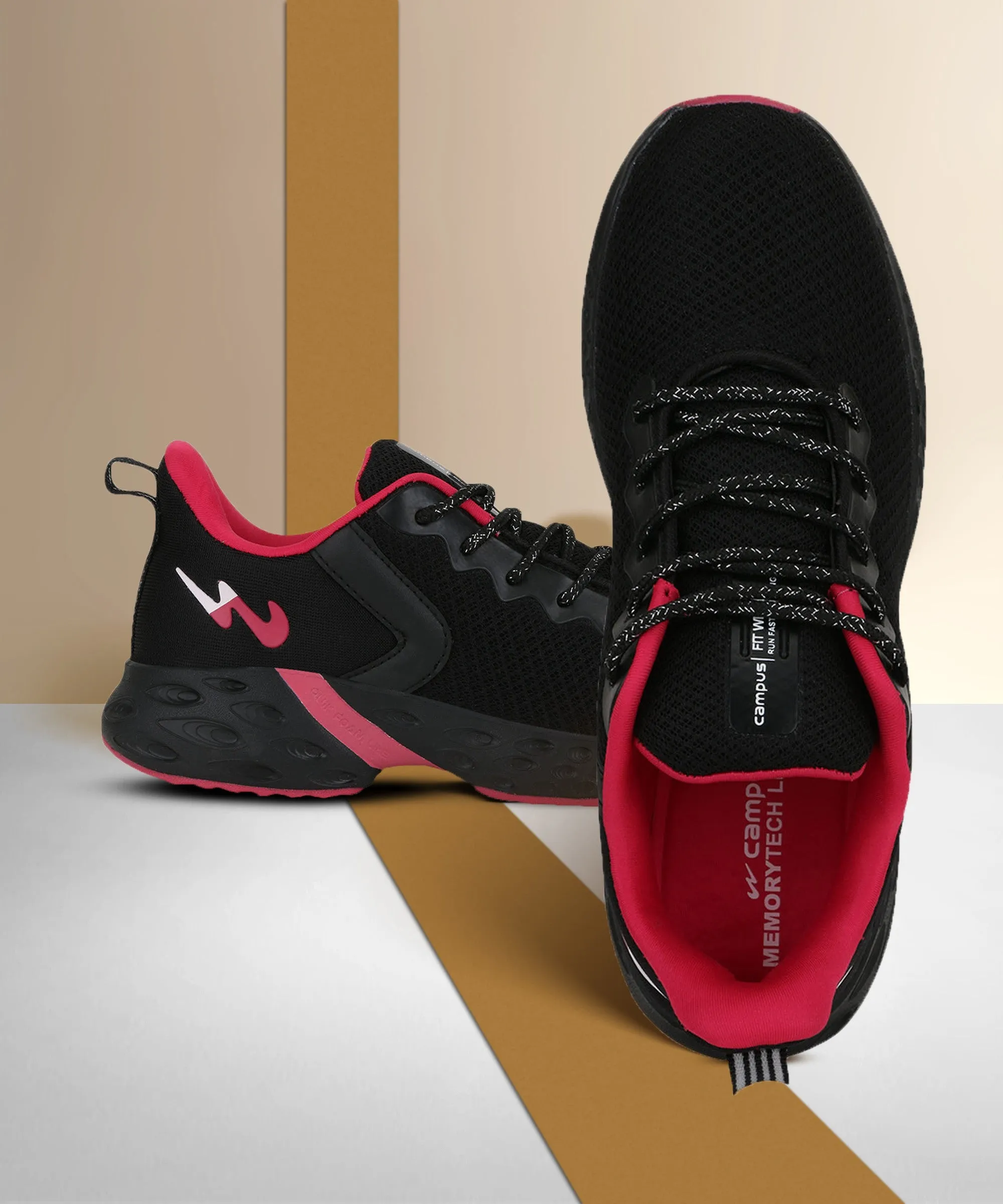 ALICE Black Women's Running Shoes